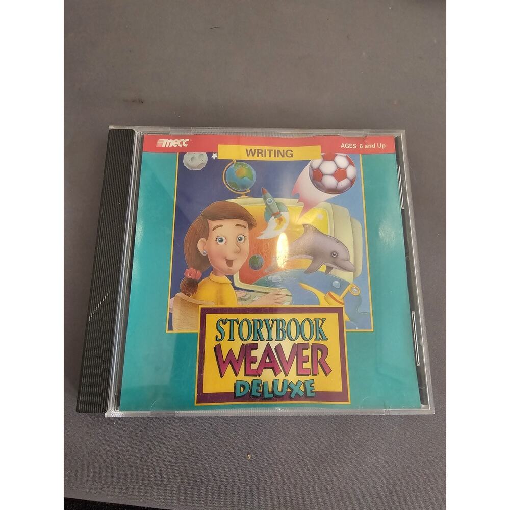 1996 Storybook Weaver Deluxe V2 - CD PC-ROM - MECC - Disc and Case